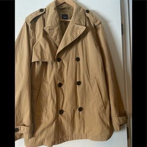 GAP-Men’s Short Trench-style Coat